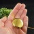 Медальон для фото с Розовым Агатом Кулон Розовый Агат Круглый Gold