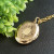 Медальон овальный Перламутр Гелиотис №17 antique gold