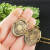 Медальон для фото с Лазуритом Кулон Лазурит Синий овальный №4 antique gold
