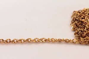 Цепочка зигзаг 4х5мм (античное золото), цена за 10см