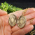 Медальон Кулон Коралл Красный овальный antique gold
