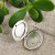 Медальон овальный Перламутр Гелиотис antique silver