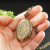 Медальон для фото с Аметистом Кулон Аметист Фиолетовый Лиловый antique bronze