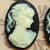 Камея Дама классическая ivory 18х25мм (1шт)
