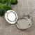 Медальон Морское стекло голубое antique silver Медальон Морское стекло голубое antique silver