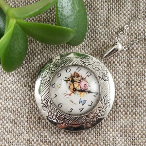 Медальон Часы Счастливое Мгновение antique silver