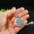 Подвеска Кулон Зеркало 20мм Цветок Листик antique silver