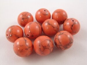 Бусина Розовый коралл (имитация) 1шт.