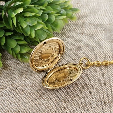 Медальон овальный Сердолик antique gold